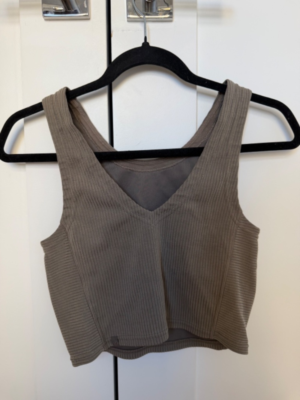 Lululemon Ribbed Softstreme Cropped Tank Top - Picture 2 of 3